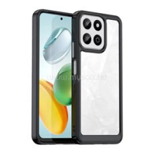 Gigapack Szilikon telefonvédő (ütésállóság, átlátszó hátlap) FEKETE (GP-163919) tok és táska