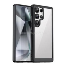 Gigapack Szilikon telefonvédő (ütésállóság, átlátszó hátlap) FEKETE (GP-165127) tok és táska