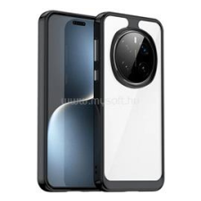 Gigapack Szilikon telefonvédő (ütésállóság, átlátszó hátlap) FEKETE (GP-166713) tok és táska