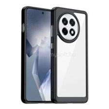 Gigapack Szilikon telefonvédő (ütésállóság, átlátszó hátlap) FEKETE (GP-168011) tok és táska