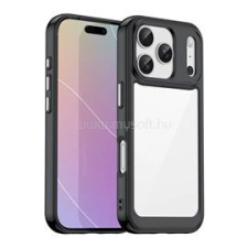 Gigapack Szilikon telefonvédő (ütésállóság, átlátszó hátlap) FEKETE (GP-173619) tok és táska