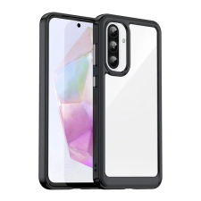 Gigapack Szilikon telefonvédő (ütésállóság, átlátszó hátlap) FEKETE Samsung Galaxy A36 5G (SM-A366) tok és táska