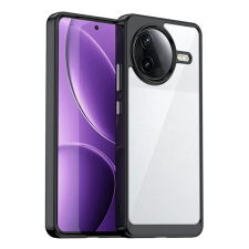 Gigapack Szilikon telefonvédő (ütésállóság, átlátszó hátlap) FEKETE Xiaomi Poco F7 Pro tok és táska