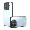 Gigapack Szilikon telefonvédő ütésállóság átlátszó hátlap Xiaomi 17T Pro fekete GP-189534