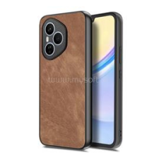 Gigapack Szilikon telefonvédő (ütésállóság, bőr hatású hátlap, kameravédő) VILÁGOSBARNA (GP-171929) tok és táska