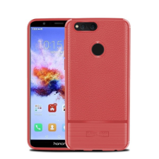 Gigapack Szilikon telefonvédő (ütésállóság, bőr hatású, szálcsiszolt) PIROS tok és táska