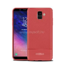 Gigapack Szilikon telefonvédő (ütésállóság, bőr hatású, szálcsiszolt) PIROS (GP-77630) tok és táska