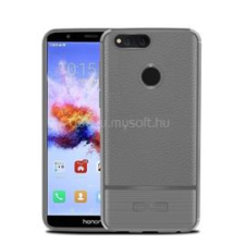 Gigapack Szilikon telefonvédő (ütésállóság, bőr hatású, szálcsiszolt) SZÜRKE (GP-76895) tok és táska