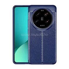 Gigapack Szilikon telefonvédő (ütésállóság, bőr hatású, varrás minta) SÖTÉTKÉK (GP-156105) tok és táska