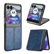 Gigapack Szilikon telefonvédő (ütésállóság, bőr hatású, varrás minta) SÖTÉTKÉK (GP-163627) tok és táska