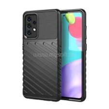 Gigapack Szilikon telefonvédő (ütésállóság, csíkos, dombor minta) FEKETE (GP-103649) tok és táska