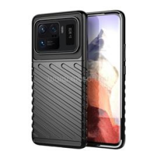 Gigapack Szilikon telefonvédő (ütésállóság, csíkos, dombor minta) FEKETE (GP-107240) tok és táska