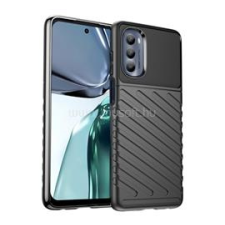 Gigapack Szilikon telefonvédő (ütésállóság, csíkos, dombor minta) FEKETE (GP-139428) tok és táska