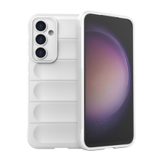 Gigapack Szilikon telefonvédő (ütésállóság, kameravédő, 3D) FEHÉR Samsung Galaxy S23 FE (SM-S711) tok és táska