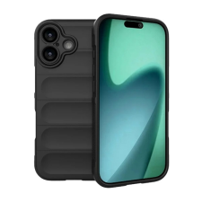 Gigapack Szilikon telefonvédő (ütésállóság, kameravédő, 3D) FEKETE Apple iPhone 17 tok és táska