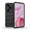 Gigapack Szilikon telefonvédő (ütésállóság, kameravédő, 3D) FEKETE Honor 400 Pro