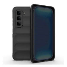 Gigapack Szilikon telefonvédő (ütésállóság, kameravédő, 3D) FEKETE Infinix Hot 50 Pro 4G (X6881) tok és táska