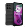 Gigapack Szilikon telefonvédő (ütésállóság, kameravédő, 3D) FEKETE Motorola Moto G15 (XT2521)