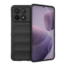 Gigapack Szilikon telefonvédő (ütésállóság, kameravédő, 3D) FEKETE Xiaomi Poco F6 Pro tok és táska