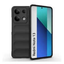 Gigapack Szilikon telefonvédő (ütésállóság, kameravédő, 3D) FEKETE Xiaomi Redmi Note 13 4G tok és táska
