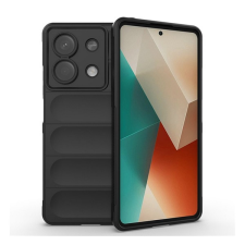 Gigapack Szilikon telefonvédő (ütésállóság, kameravédő, 3D) FEKETE Xiaomi Redmi Note 13 5G tok és táska