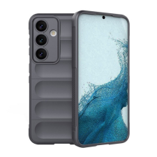 Gigapack Szilikon telefonvédő (ütésállóság, kameravédő, 3D) SÖTÉTSZÜRKE tok és táska