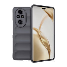 Gigapack Szilikon telefonvédő (ütésállóság, kameravédő, 3D) SÖTÉTSZÜRKE Honor 200 Pro tok és táska