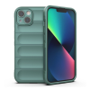 Gigapack Szilikon telefonvédő (ütésállóság, kameravédő, 3D) SÖTÉTZÖLD Apple iPhone 13