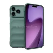 Gigapack Szilikon telefonvédő (ütésállóság, kameravédő, 3D) SÖTÉTZÖLD (GP-173654) tok és táska