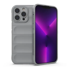 Gigapack Szilikon telefonvédő (ütésállóság, kameravédő, 3D) VILÁGOSSZÜRKE tok és táska