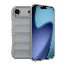 Gigapack Szilikon telefonvédő (ütésállóság, kameravédő, 3D) VILÁGOSSZÜRKE Apple iPhone 17 Air tok és táska