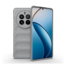 Gigapack Szilikon telefonvédő (ütésállóság, kameravédő, 3D) VILÁGOSSZÜRKE Realme 12 Pro Plus, 12 Pro tok és táska