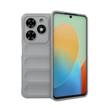 Gigapack Szilikon telefonvédő (ütésállóság, kameravédő, 3D) VILÁGOSSZÜRKE Tecno Spark 20C tok és táska