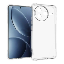 Gigapack Szilikon telefonvédő (ütésállóság, légpárnás sarok) ÁTLÁTSZÓ Xiaomi Poco F7 Pro tok és táska