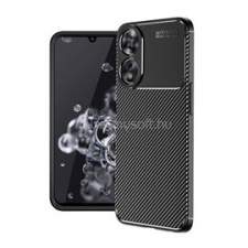 Gigapack Szilikon telefonvédő (ütésállóság, légpárnás sarok, karbon minta) FEKETE (GP-140009) tok és táska