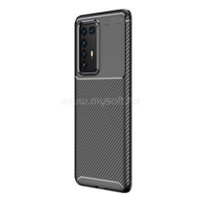 Gigapack Szilikon telefonvédő (ütésállóság, légpárnás sarok, karbon minta) FEKETE (GP-94585) tok és táska