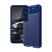 Gigapack Szilikon telefonvédő (ütésállóság, légpárnás sarok, karbon minta) SÖTÉTKÉK tok és táska