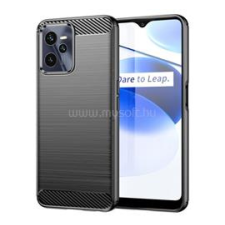 Gigapack Szilikon telefonvédő (ütésállóság, légpárnás sarok, szálcsiszolt, karbon minta) FEKETE (GP-116019) tok és táska