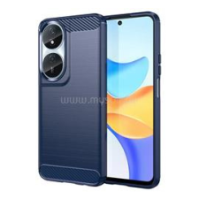 Gigapack Szilikon telefonvédő (ütésállóság, légpárnás sarok, szálcsiszolt, karbon minta) SÖTÉTKÉK (GP-156038) tok és táska