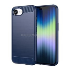 Gigapack Szilikon telefonvédő (ütésállóság, légpárnás sarok, szálcsiszolt, karbon minta) SÖTÉTKÉK (GP-165211) tok és táska