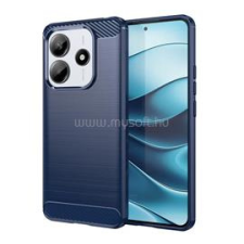 Gigapack Szilikon telefonvédő (ütésállóság, légpárnás sarok, szálcsiszolt, karbon minta) SÖTÉTKÉK (GP-166770) tok és táska