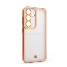 Gigapack Szilikon telefonvédő (ütésállóság, matt, műanyag hátlap, kameravédő) ARANY/RÓZSASZÍN (GP-177596) tok és táska