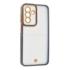 Gigapack Szilikon telefonvédő (ütésállóság, matt, műanyag hátlap, kameravédő) ARANY/SÖTÉTKÉK (GP-177605) tok és táska