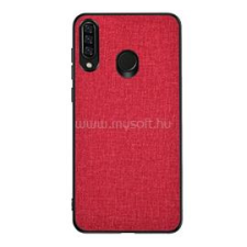 Gigapack Szilikon telefonvédő (ütésállóság, textil hátlap) PIROS (GP-98374) tok és táska