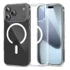 Gigapack Szilikon tok MagSafe kameravédővel légpárnás sarokkal Apple iPhone 17 Pro Max átlátszó GP-193808