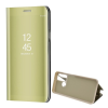 Gigapack Tok álló (aktív FLIP, oldalra nyíló, asztali tartó funkció, tükrös felület, Mirror View Case) ARANY Huawei Y6p