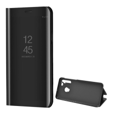 Gigapack Tok álló (aktív FLIP, oldalra nyíló, asztali tartó funkció, tükrös felület, Mirror View Case) FEKETE [Samsung Galaxy A21 (SM-A210F)] tok és táska