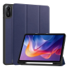 Gigapack Tok álló, bőr hatású (aktív FLIP, oldalra nyíló, TRIFOLD, asztali tartó, ceruza tartó) SÖTÉTKÉK Xiaomi Redmi Pad 2