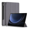 Gigapack Tok álló, bőr hatású (aktív FLIP, oldalra nyíló, TRIFOLD, asztali tartó, ceruza tartó) SÖTÉTSZÜRKE Samsung Galaxy Tab S10 FE WIFI (SM-X526) / Galaxy Tab S10 FE LTE (SM-X520) / Galaxy Tab S9 FE WIFI (S (GP-149332) (GP-149332)