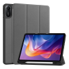 Gigapack Tok álló, bőr hatású (aktív FLIP, oldalra nyíló, TRIFOLD, asztali tartó, ceruza tartó) SÖTÉTSZÜRKE Xiaomi Redmi Pad 2 "Gigapack csomagolás" (GP-171815) (GP-171815)